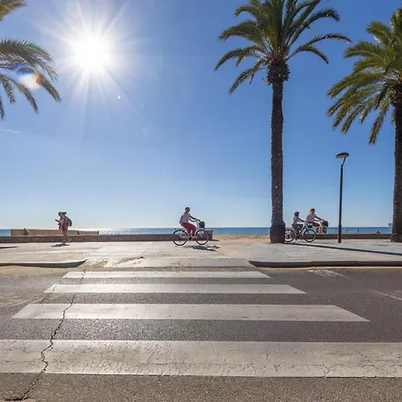 Daire Moderno, Con Acceso Y Jardin Privado, Playa A 50 M *